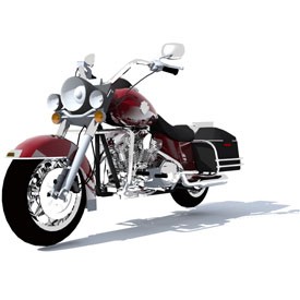 Harley Chopper 3D Object | FREE Artlantis Objects Download